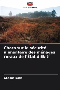 Chocs sur la sécurité alimentaire des ménages ruraux de l'État d'Ekiti