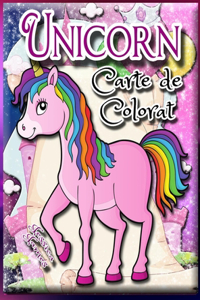 Unicorn carte de colorat pentru copii