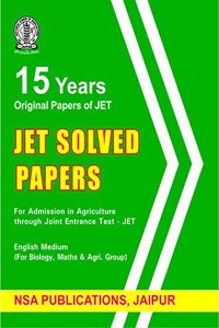 JET (B. Sc. Agriculture) 15 Years Solved Papers