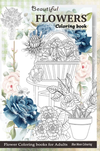 Beautiful Flowers Coloring book
