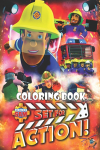 FIREMAN SAM Coloring Book