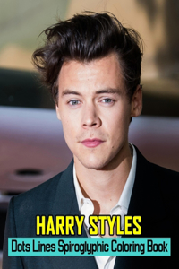 HARRY STYLES Dots Lines Spiroglyphic Coloring Book