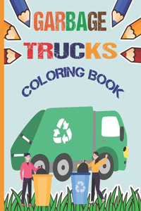 Garbage Trucks Coloring Book
