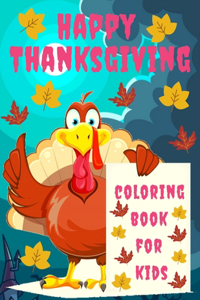 Happy Thanksgiving Coloring Book for kids