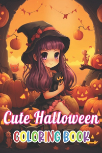 Cute Halloween Coloring Book