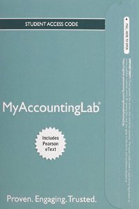 Mylab Accounting with Pearson Etext -- Access Card -- For Horngren's Accounting