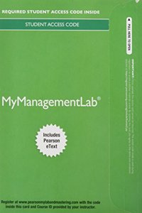 Mylab Management with Pearson Etext -- Access Card -- For Strategic Compensation: A Human Resource Management Approach