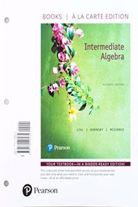 Intermediate Algebra, Books a la Carte Plus Mylab Math -- 24 Month Access Card Package