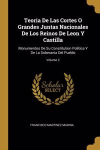 Teoria De Las Cortes O Grandes Juntas Nacionales De Los Reinos De Leon Y Castilla
