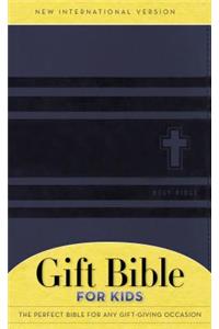NIV, Gift Bible for Kids, Leathersoft, Blue