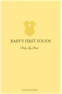 Baby's First Foods Daily Log Book