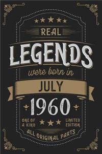 Real Legends were born in July 1960