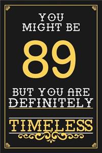 89th Birthday Journal