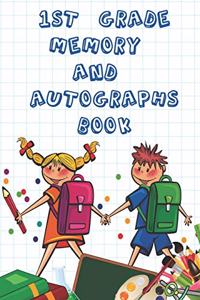 1st Grade Memory and Autographs Book