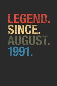 Legend Since August 1991