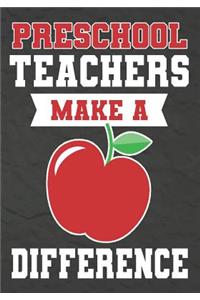 Preschool Teachers Make a Difference