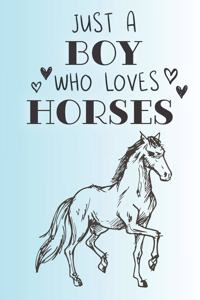 Just A Boy Who Loves Horses