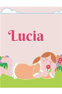 Lucia Personalized Sketchbook Journal Notebook