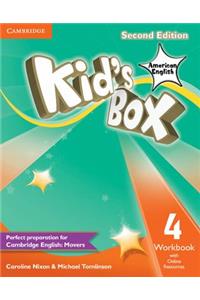 Kid's Box American English Level 4 Workbook with Online Resources