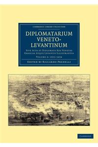 Diplomatarium veneto-levantinum