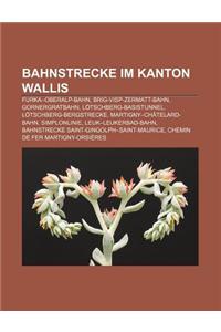 Bahnstrecke Im Kanton Wallis