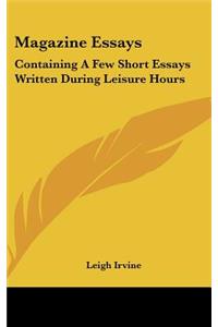 Magazine Essays