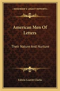 American Men Of Letters