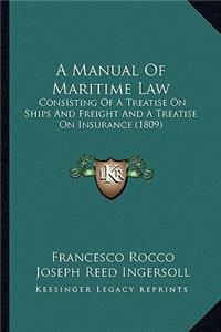 Manual of Maritime Law
