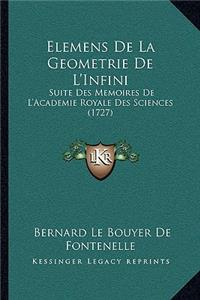 Elemens De La Geometrie De L'Infini