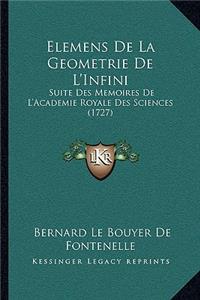 Elemens De La Geometrie De L'Infini