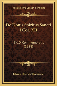 De Donis Spiritus Sancti I Cor. XII