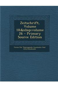 Zeitschrift, Volume 18; Volume 26