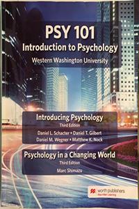 CP INTRODUCING PSYCHOLOGY WESTERN WASHIN