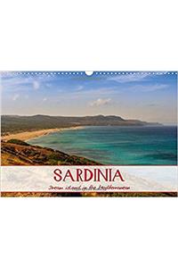 Sardinia Panoramic Calendar / UK-Version 2017