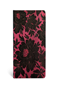 Paperblanks Black Dahlia Chic & Satin Hardcover MIDI Lined Elastic Band Closure 176 Pg 85 GSM