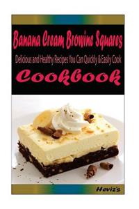 Banana Cream Brownie Squares