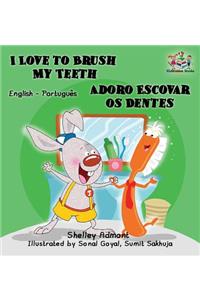 I Love to Brush My Teeth (English Portuguese Bilingual children's book)