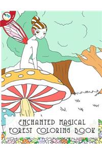 Enchanted Magical Forest Coloring Book