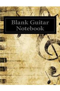 Blank Guitar Notebook