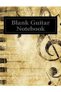 Blank Guitar Notebook