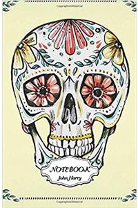 Notebook Journal Dot-grid Notebook Flowers in the Skull