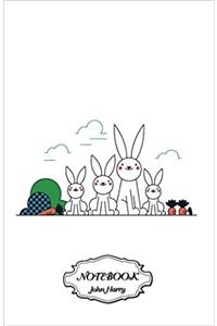 Notebook Journal Dot-grid, Little Rabbit