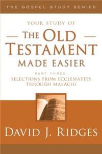 The Old Testament Made Easier Part 3