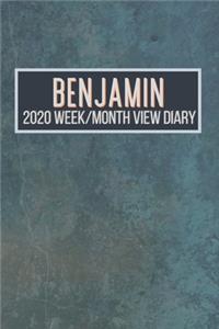BENJAMIN 2020 Week/Month View Diary