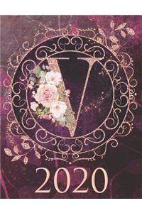 2020 Weekly Planner - Monogram Initial 