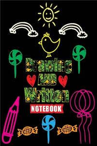 Drawing And Written Notebook