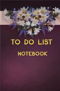 To Do List Notebook