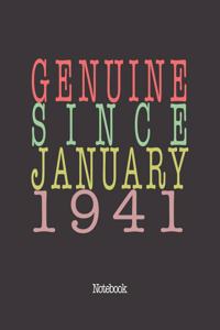 Genuine Since January 1941