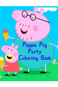 Peppa Pig Party Coloring Book