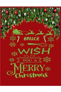BRUCE wish you a merry christmas